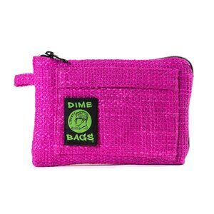 Dime Bags Hemp-Polyester, Velour Interior Pouch, 5" Magenta